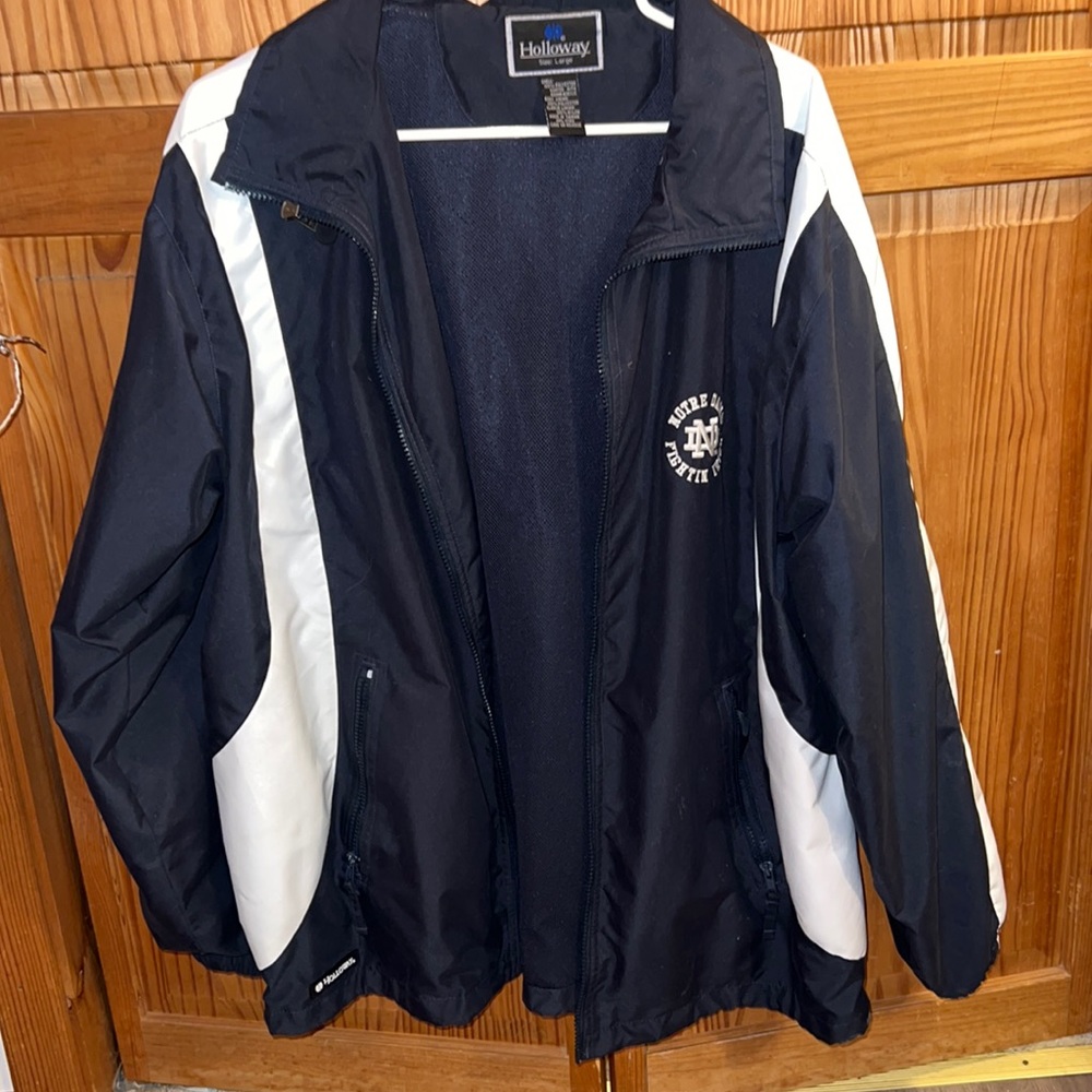 Notre dame windbreaker